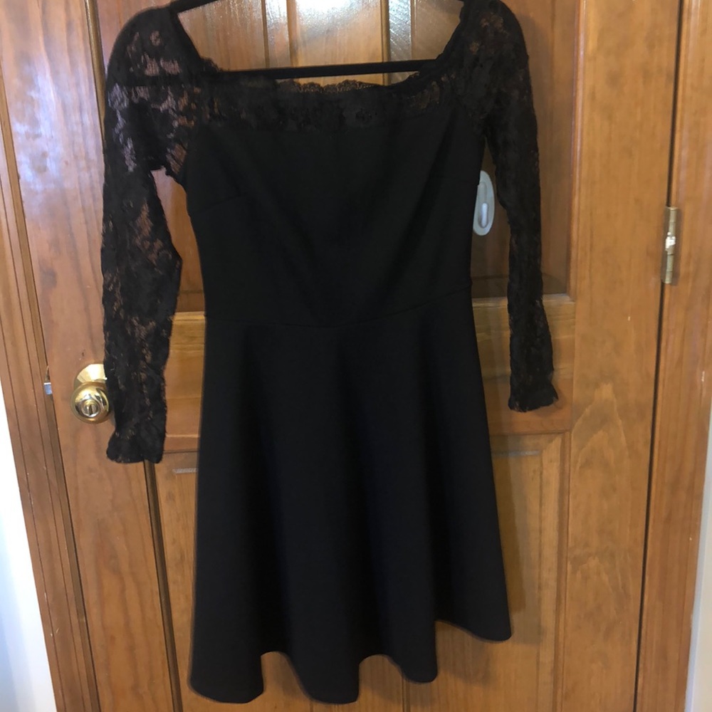 black dress